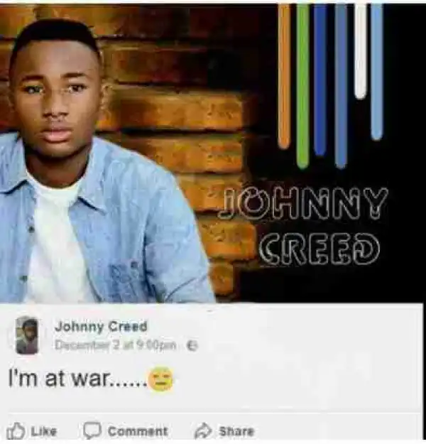 Nigerian Upcoming Artiste Commits Suicide (Photo)